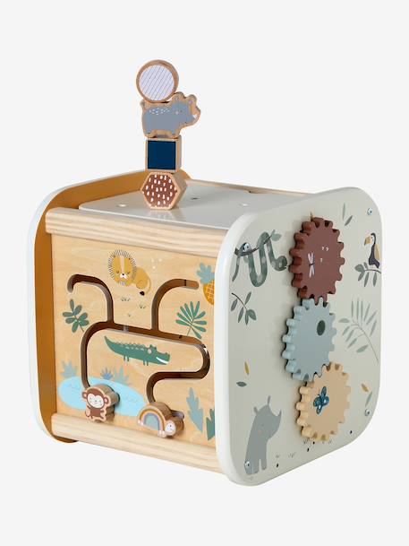 Cube multi-activités en bois FSC® Tanzanie 3 - vertbaudet enfant 