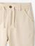 Pantalon twill coton et lin garçon taille ajustable écru 5 - vertbaudet enfant 