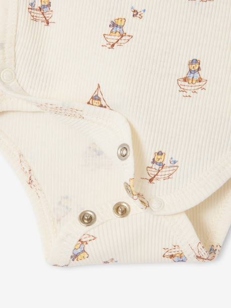 Lot 3 bodies bébé garçon coton bio rouge 6 - vertbaudet enfant 