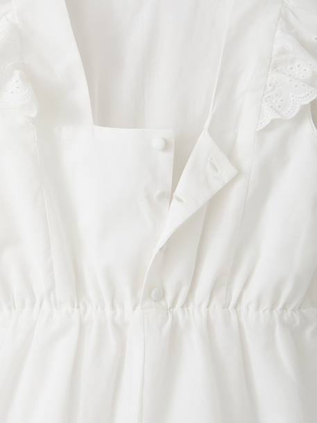 Combishort brodée coton blanc 5 - vertbaudet enfant 