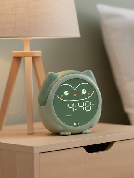 Réveil magique Owlie vert 3 - vertbaudet enfant 