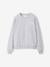 Sweat essentiel fille Jonen gris chiné 3 - vertbaudet enfant 