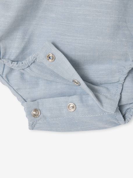 Body bébé garçon manches courtes bleu ciel 3 - vertbaudet enfant 