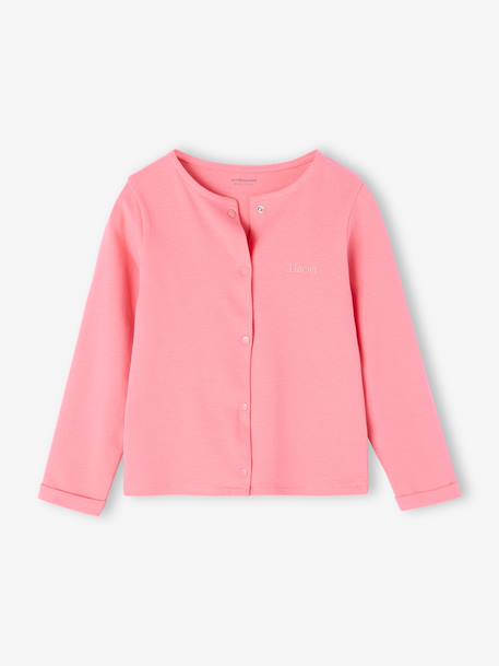 Ensemble fille robe + gilet mauve+rose imprimé 9 - vertbaudet enfant 