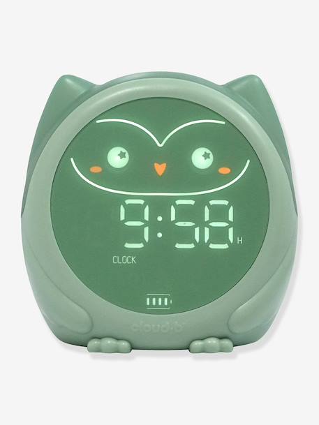 Réveil magique Owlie vert 1 - vertbaudet enfant 