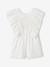 Combishort brodée coton blanc 1 - vertbaudet enfant 