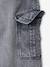 Bermuda skateur denim bleached+denim gris 12 - vertbaudet enfant 