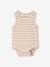 Lot 3 bodies bébé sans manches coton bio bleu 2 - vertbaudet enfant 