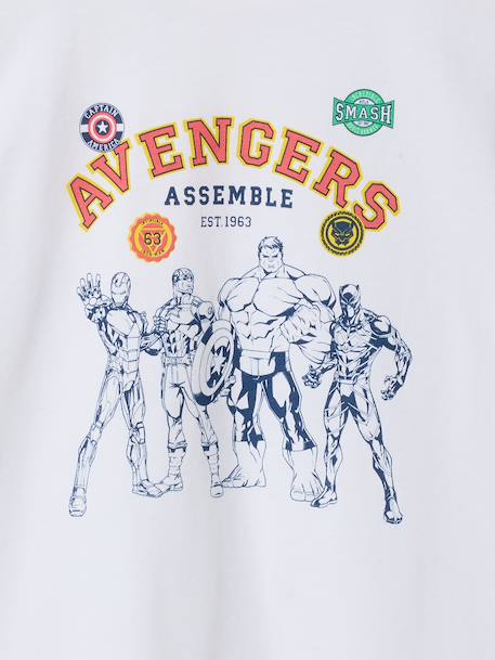 T-shirt Avengers manches courtes garçon blanc 3 - vertbaudet enfant 