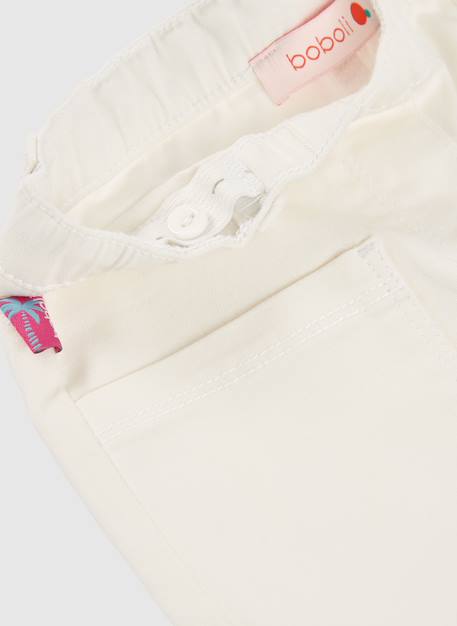 Pantalon en maille  pour fille Blanc 3 - vertbaudet enfant 