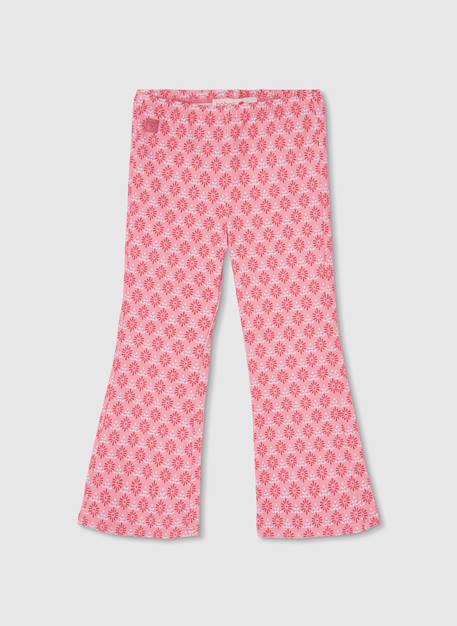 Fille-Pantalon-Leggings en maille imprimée