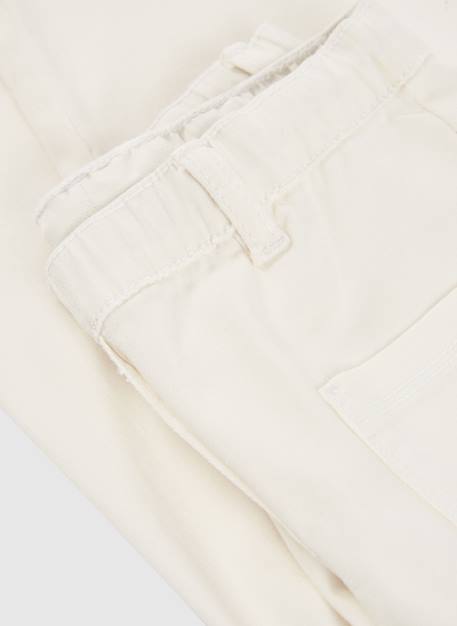 Pantalon en maille  pour fille Blanc 4 - vertbaudet enfant 