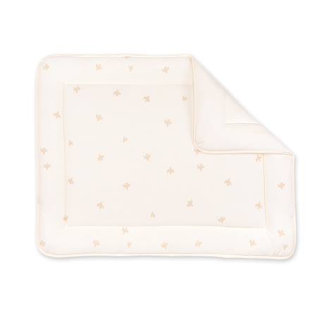 Tapis de parc et jeu - jersey moelleux Flower print+Gold dots print+Piuma ecru+Piuma moka+Stars grizou 13 - vertbaudet enfant 