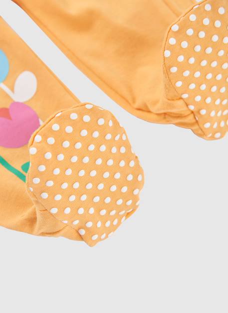 Pyjama en coton  pour bébé Jaune 4 - vertbaudet enfant 