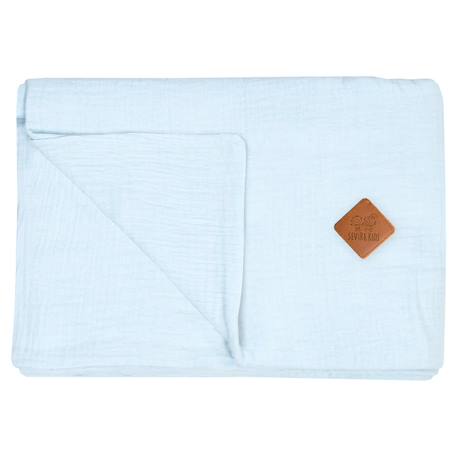 Housse de couette en gaze de coton jeanne Beige+Blanc+Blanc à pois or+Bleu+Camel+Écru+Gris clair+Rose+Terracotta+Vert de gris 21 - vertbaudet enfant 