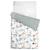 Housse de couette réversible safari Safari, vert, gris, blanc 4 - vertbaudet enfant 