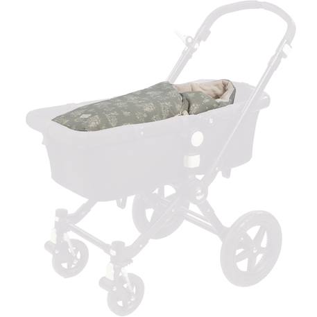 Nid d'ange avec capuche Crème gris 2 - vertbaudet enfant 