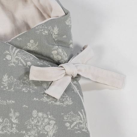 Nid d'ange avec capuche Crème gris 5 - vertbaudet enfant 