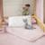 Housse de couette en gaze de coton jeanne Beige+Blanc+Blanc à pois or+Bleu+Camel+Écru+Gris clair+Rose+Terracotta+Vert de gris 42 - vertbaudet enfant 