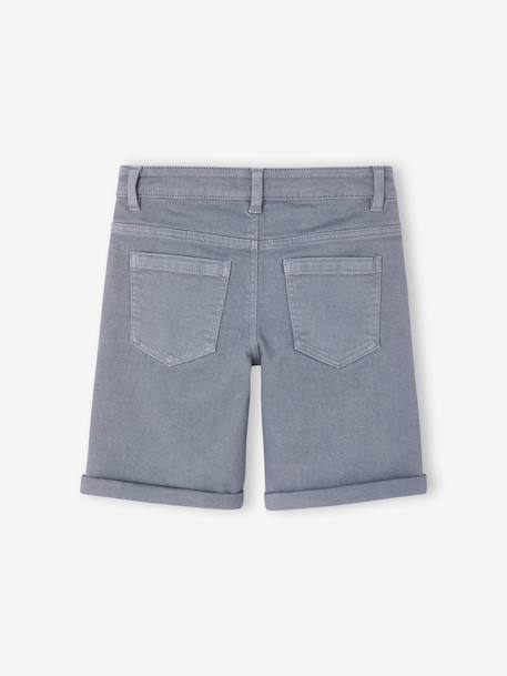 Bermuda garçon 5 poches argile+bleu grisé+terracotta+vert émeraude 10 - vertbaudet enfant 
