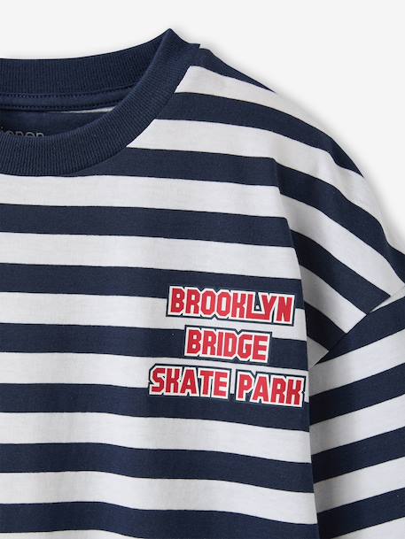 Lot 2 pyjama court et long marine 7 - vertbaudet enfant 