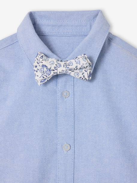 Chemise manches longues nœud papillon bleu ciel 4 - vertbaudet enfant 