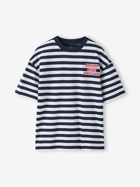 Lot 2 pyjama court et long marine 3 - vertbaudet enfant 