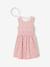 Ensemble 3 pièces robe cardigan serre tête rose pâle 2 - vertbaudet enfant 