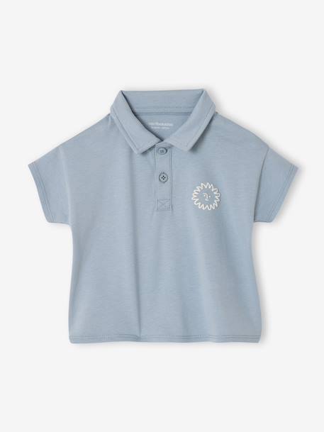 Ensemble polo pantalon bébé garçon rayé bleu 4 - vertbaudet enfant 