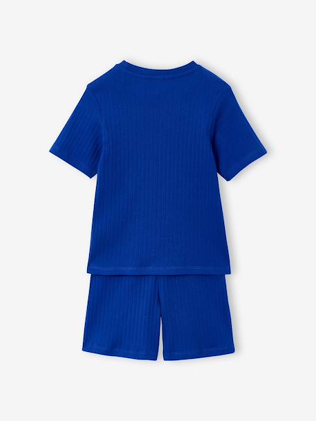Pyjashort garçon côtelé bleu électrique 5 - vertbaudet enfant 