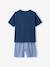 Lot 2 pyjama court et long bleu océan 4 - vertbaudet enfant 
