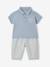 Ensemble polo pantalon bébé garçon rayé bleu 3 - vertbaudet enfant 