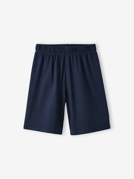 Lot 2 pyjama court et long marine 5 - vertbaudet enfant 