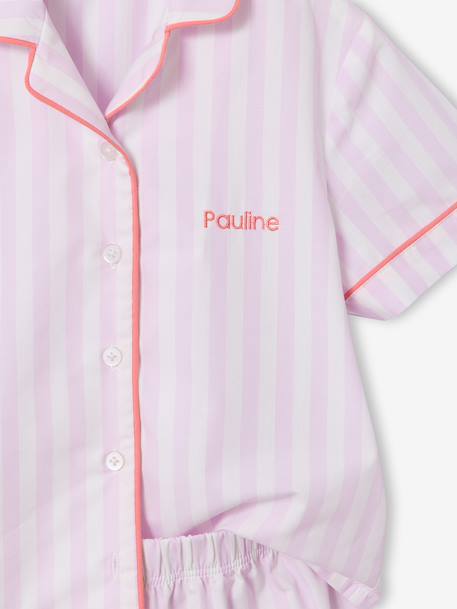 Pyjashort manches courtes à personnaliser lilas 7 - vertbaudet enfant 