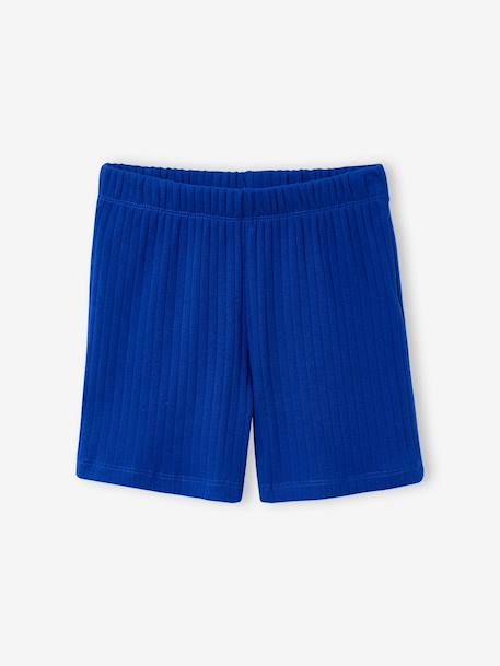 Pyjashort garçon côtelé bleu électrique 3 - vertbaudet enfant 