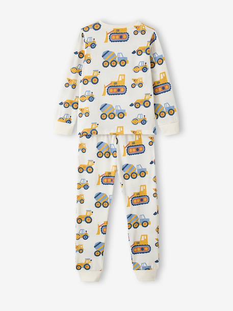 Lot 2 pyjama court et long bleu océan 3 - vertbaudet enfant 