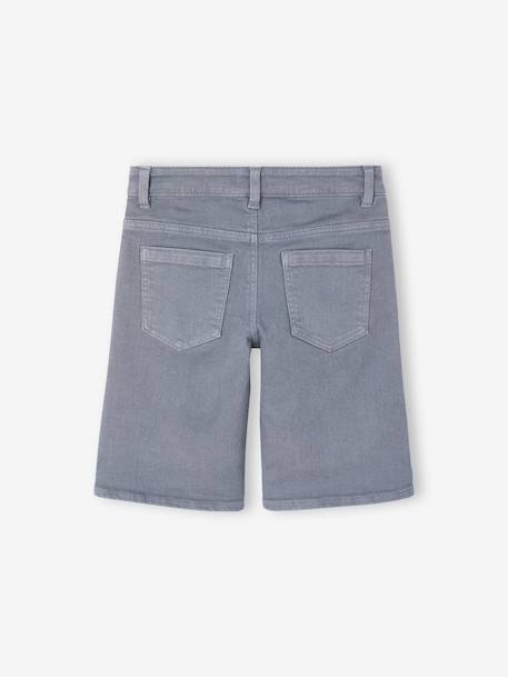 Bermuda garçon 5 poches argile+bleu grisé+terracotta+vert émeraude 9 - vertbaudet enfant 