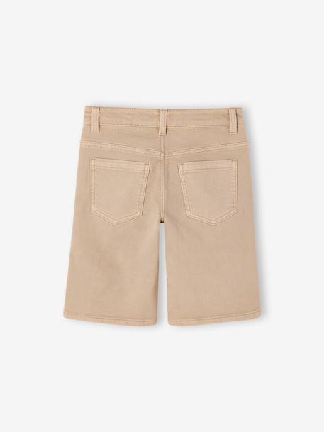 Bermuda garçon 5 poches argile+bleu grisé+terracotta+vert émeraude 4 - vertbaudet enfant 
