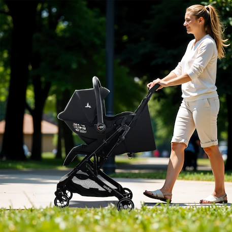 Duo poussette et siège auto Amsterdam Noir 2 - vertbaudet enfant 