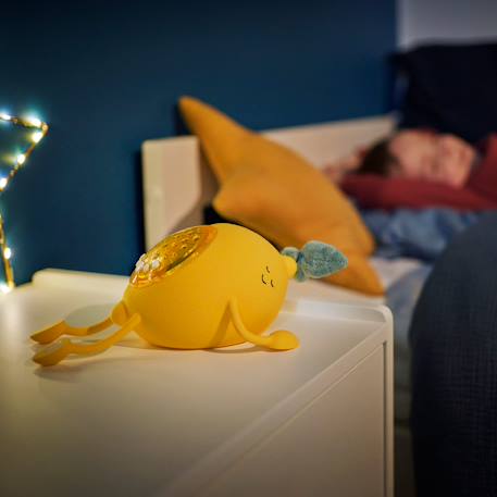 Veilleuse bébé projection et berceuses basile Jaune 6 - vertbaudet enfant 
