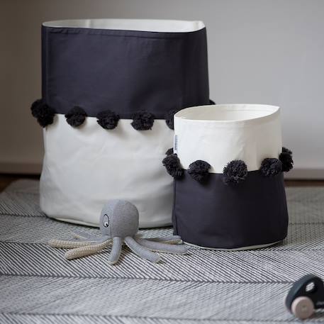 Panier de rangement Noir+Noir - Small+Ocre+Or - Small 3 - vertbaudet enfant 