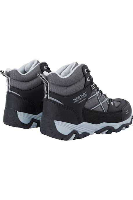 Bottines de marche synthétique samaris iii Bleu marine / rose fluo+Noir / gris clair 8 - vertbaudet enfant 