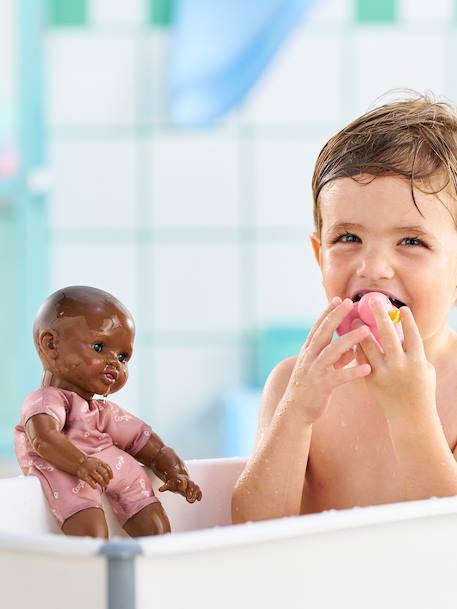 Poupon bébé Bain Alyzée tulipes 30 cm rose 3 - vertbaudet enfant 