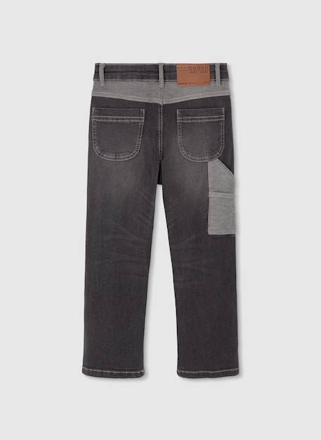 Pantalon enfant denim Gris 2 - vertbaudet enfant 
