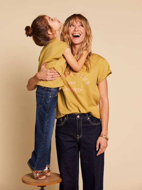 T-shirt manches courtes coton bio olive 3 - vertbaudet enfant 