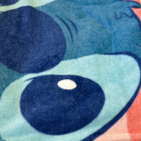 Cape de bain imprimée 100% coton, disney home stitch ohana Rose 4 - vertbaudet enfant 