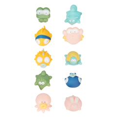 Jouet-Jouets de bain aspergeurs rigolo splash x10 + sac
