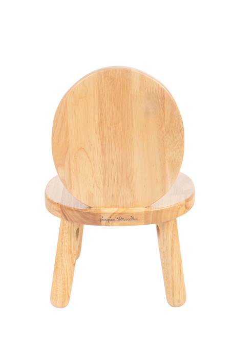 Ma première chaise ovaline  bois naturel 1-4 ans Bois naturel 4 - vertbaudet enfant 