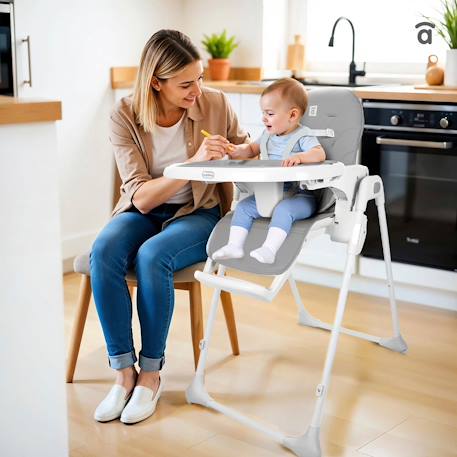 Chaise haute légère et compacte arzak Rose 3 - vertbaudet enfant 