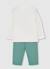 Ensemble bébé t-shirt et pantalon coton Blanc 2 - vertbaudet enfant 